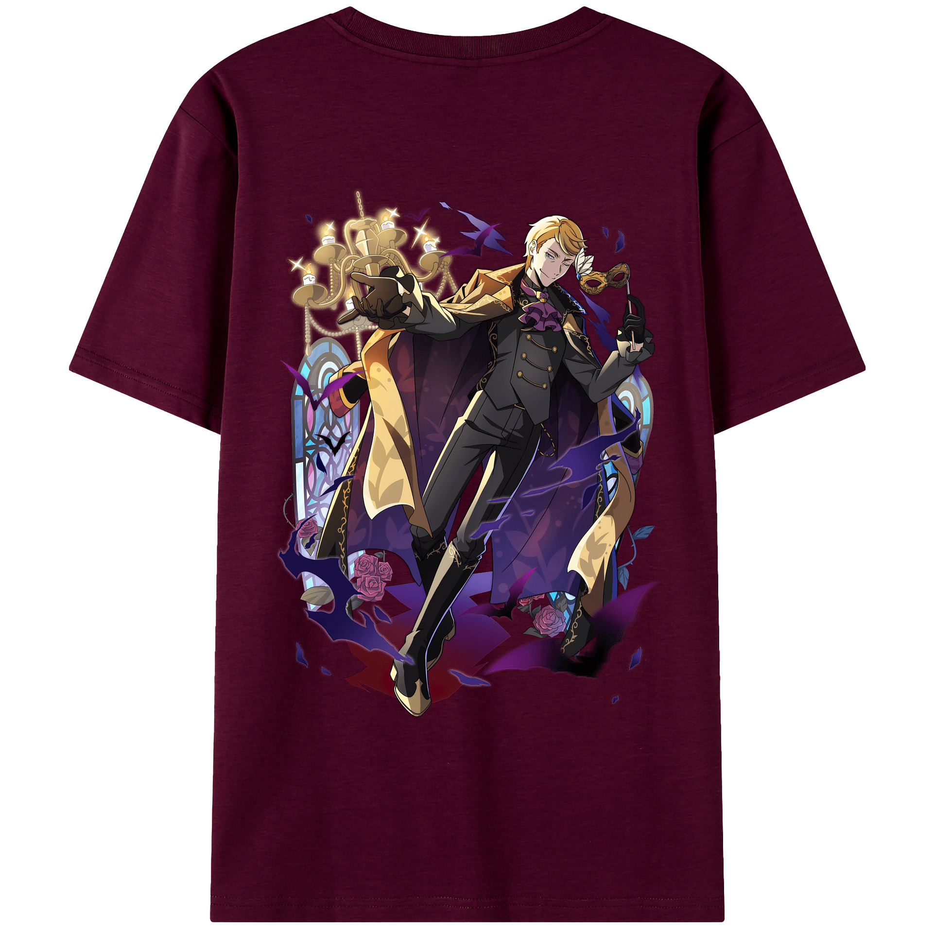 （画像用） 文豪ストレイドッグス Bungo Stray Dogs レディース半袖Tシャツ(バックプリント)